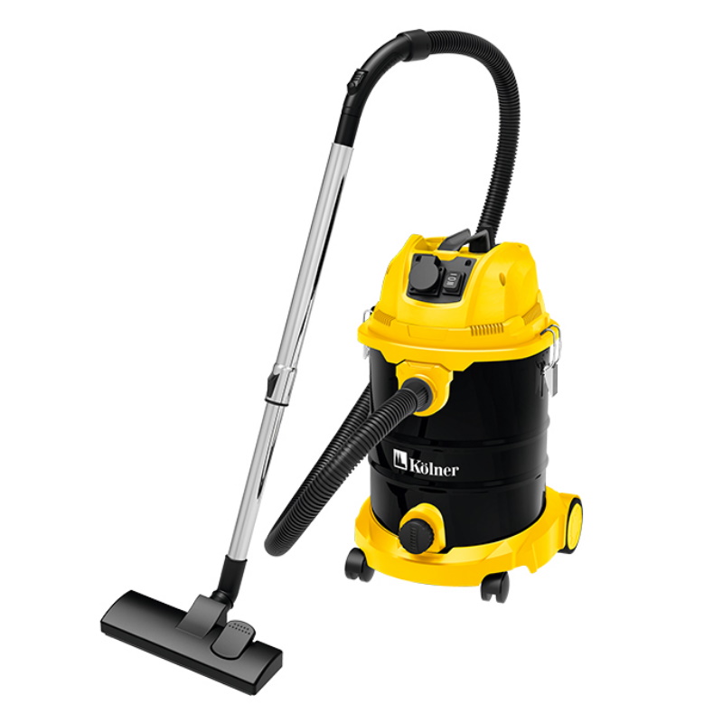 Пылесос строительный Kolner KVC 25L-FS 8040400086 25 л 18 кПа 1400 Вт 33 лс розетка очистка кабель 5 м мешок фильтр 3 шт насадка 4 шт 11466₽
