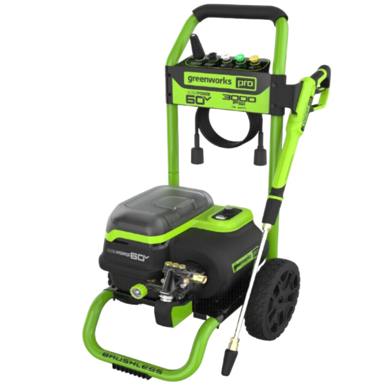 Мойка высокого давления Greenworks GDPW60DP 5106207, 250 бар, аккумуляторная, 60 В в Твери