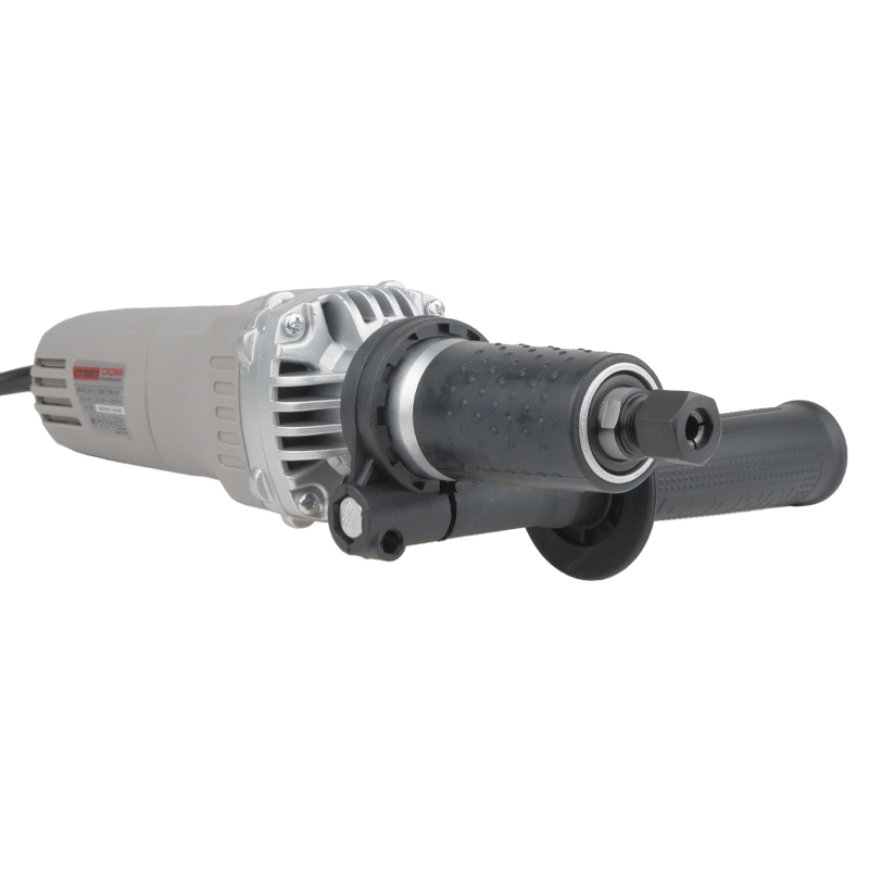 Прямая шлифмашина Crown CT13307 бытовая по дереву и металлу цанга 6 мм доп ручка