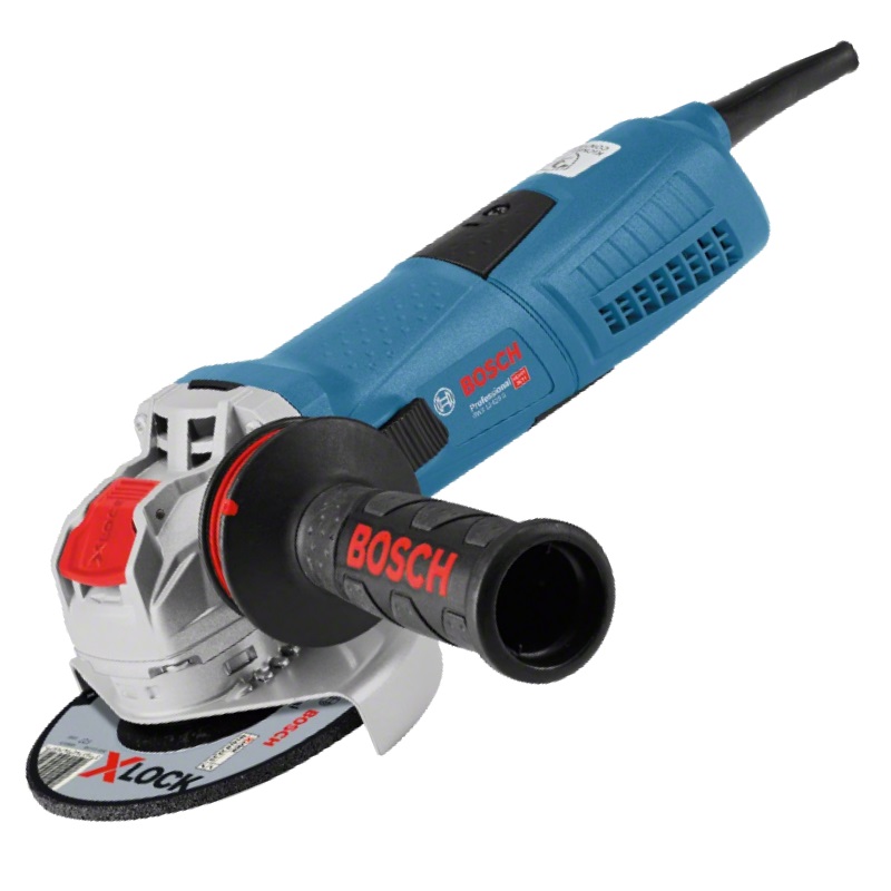 Угловая шлифмашина (болгарка) Bosch GWX 13-125 S X-LOCK 0.601.7B6.002, 125 мм, 1300 Вт, плавный пуск, регулировка оборотов в Угличе
