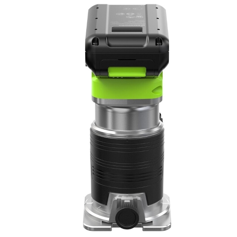 Фрезер кромочный аккумулятор Greenworks G24RO 24V 3502507CUA, б/щет,10-30 тыс.об/мин,цанги 6/6,35 /8 мм,1х2Ач,ЗУ,кор в Вологде
