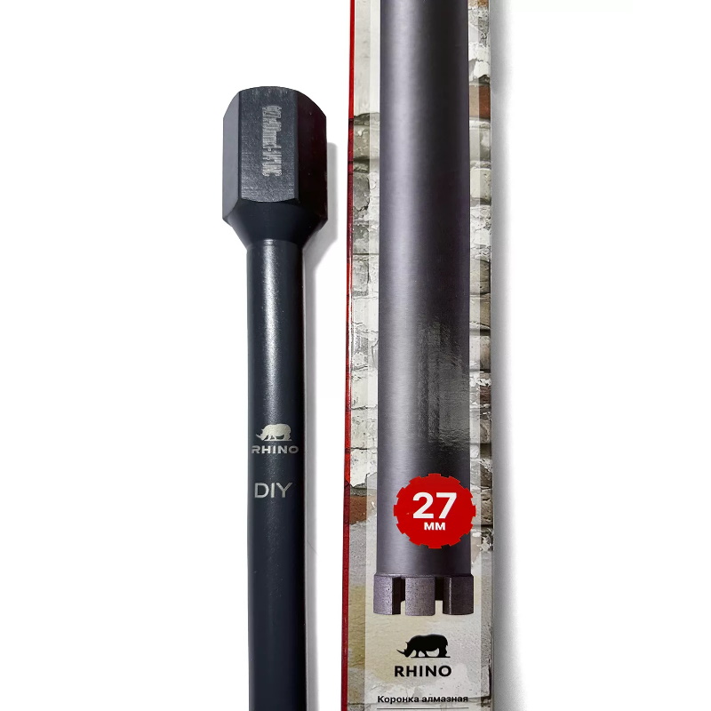 Коронка алмазная Adel Instrument Rhino AI-1105090201, Ø27, L-400мм,1"1/4 в Иваново
