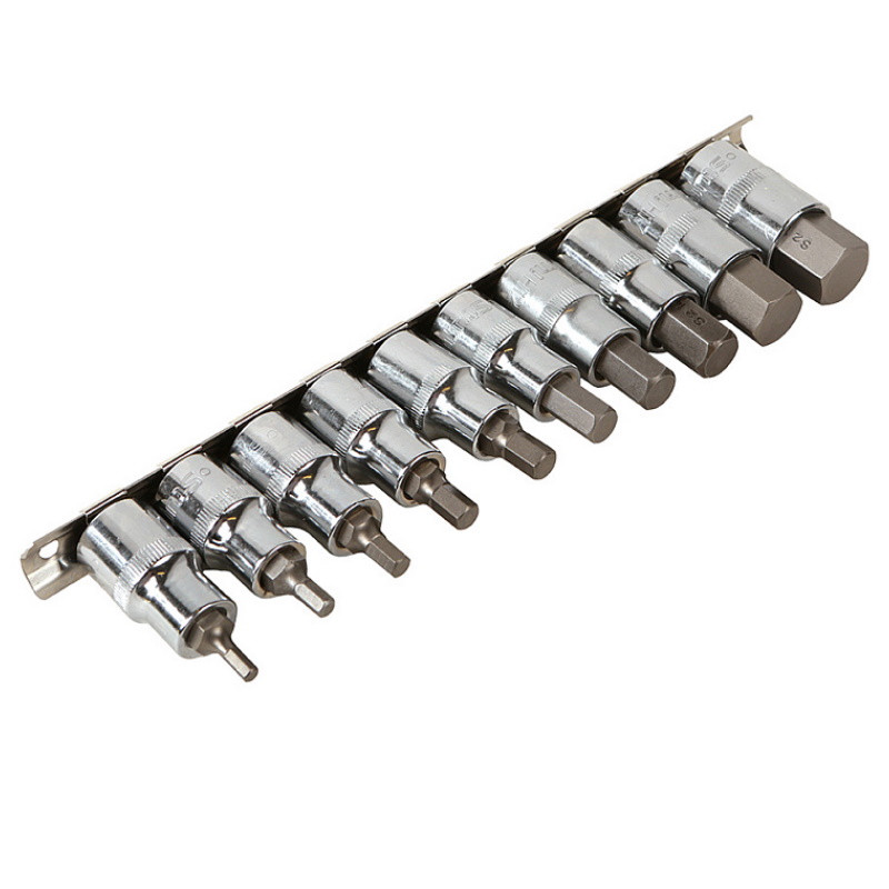 Набор головок Sturm 1045-18-H10 HEX, 1/2", 55мм, 10 шт, S2 в Ярославле
