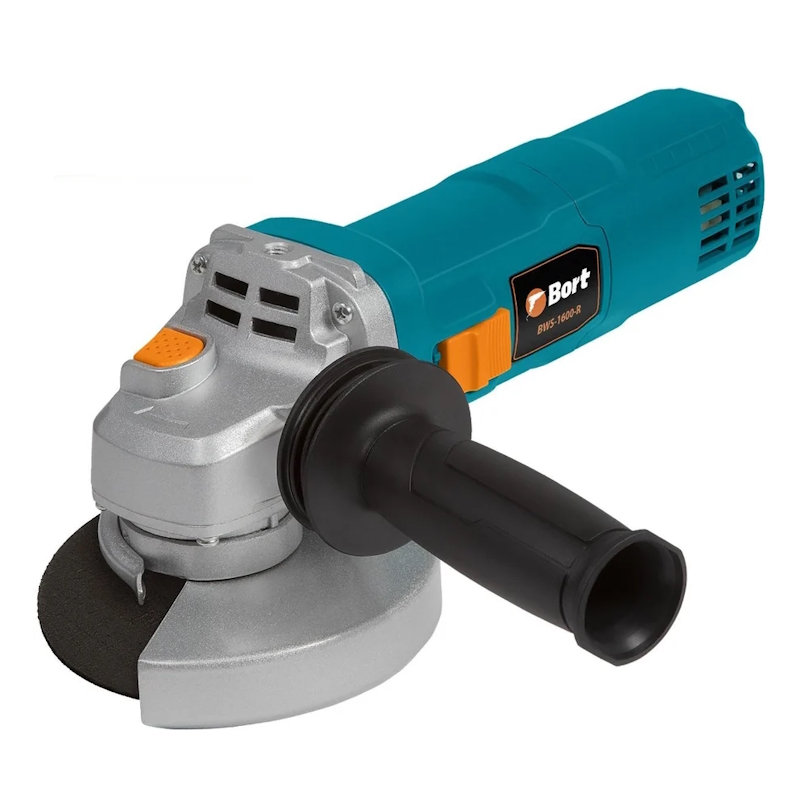 Угловая шлифмашина (болгарка) Bort BWS-1600-R 93411157, 125 мм, 1600 Вт, плавный пуск, регулировка оборотов в Муроме
