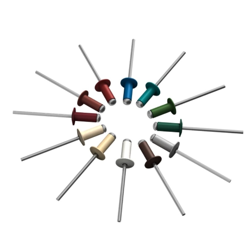 Заклепка вытяжная Starfix SMC3-68055-500 48х12мм алюминийсталь RAL 8017 500 шт в картонной упаковке 713₽