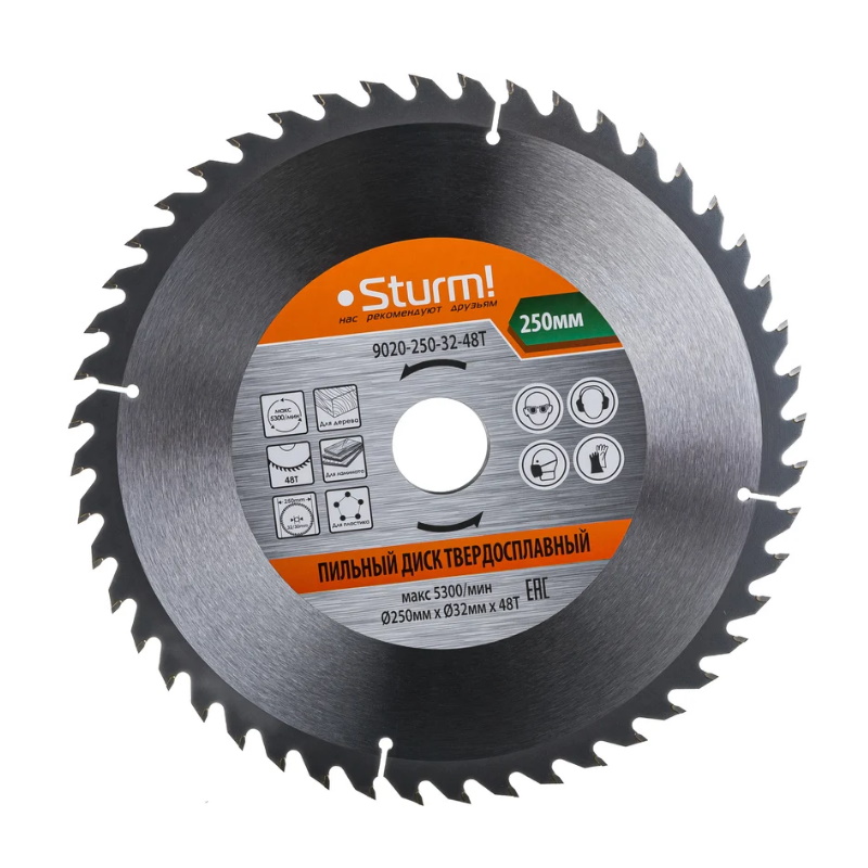 Диск пильный Sturm 9020-250-32-48T  в Иваново
