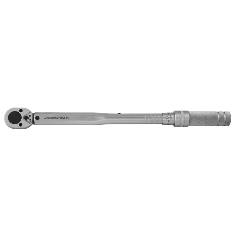 Динамометрический ключ Jonnesway T04150, посадочный квадрат 1/2", момент затяжки 42-210 Нм, длина 470 мм