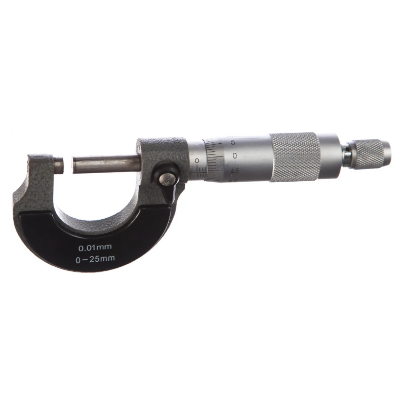 Микрометр наружный Fit 19909 0 - 25 мм 001 мм 2387₽