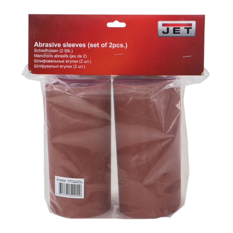 Шлифовальные втулки Jet 575952K, 101,2х230 мм 80G для JOSS-S (2 шт.) в Александрове