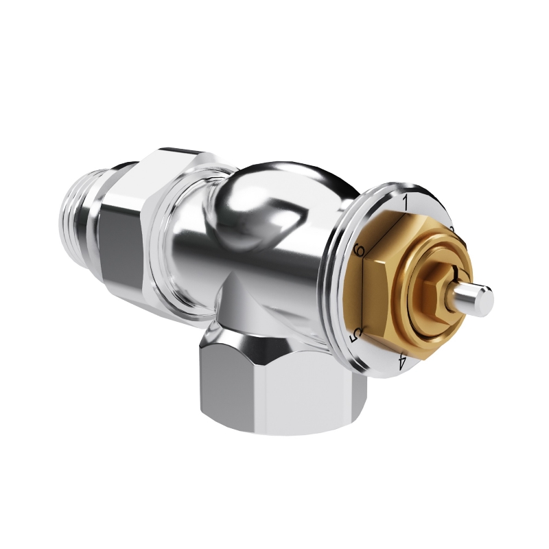 Набор термостатический осевой Royal Thermo Design 1/2"М30х1,5 (Хром), НС-1640374