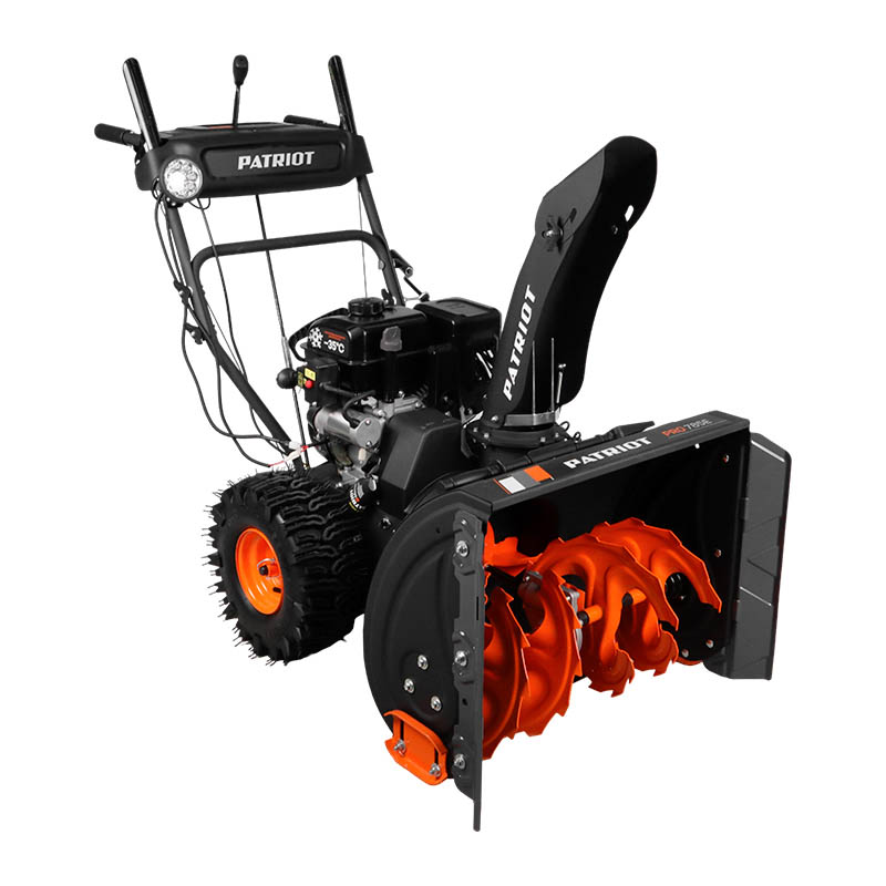 Колесный бензиновый снегоуборщик Patriot 785E PRO (ширина захвата 61 см, мощность 7.8 л.с., вес 71 кг)