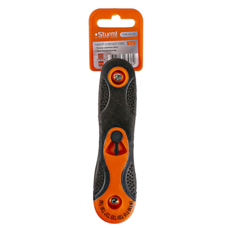 Набор ключей Torx Sturm 1045-04-HS, 8 шт, наконечник звезда, CrV в Муроме