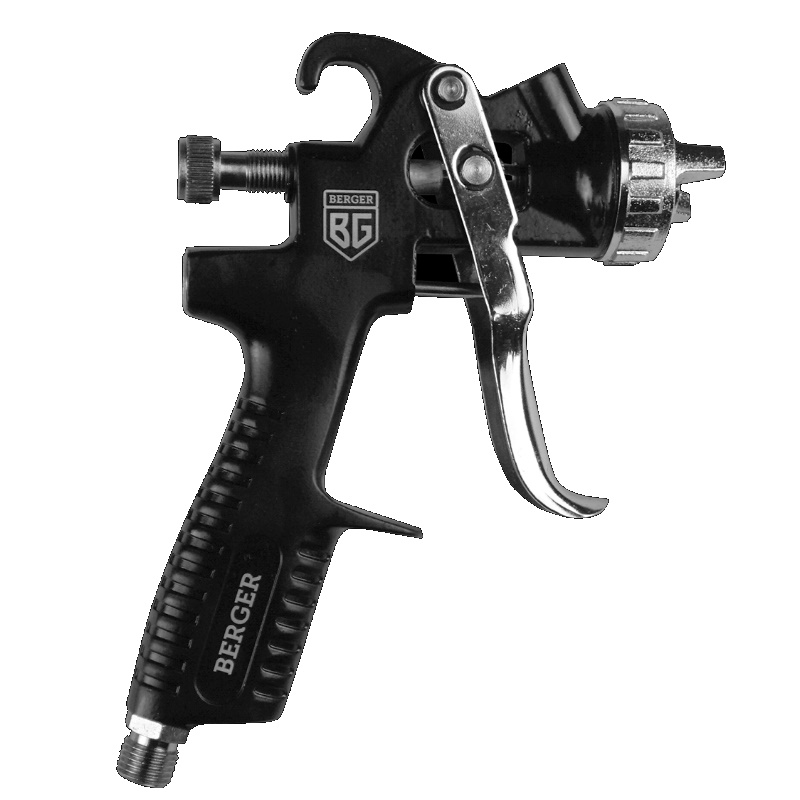 Краскопульт пневматический Berger ГРАУ BG1368 HP 15 мм верхний бачок