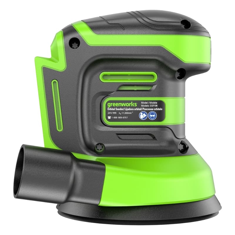 Шлифмашина эксцентриковая Greenworks OS325 24V 3100907CUA, 125 мм,  АКБ 2Ач,ЗУ в Череповце