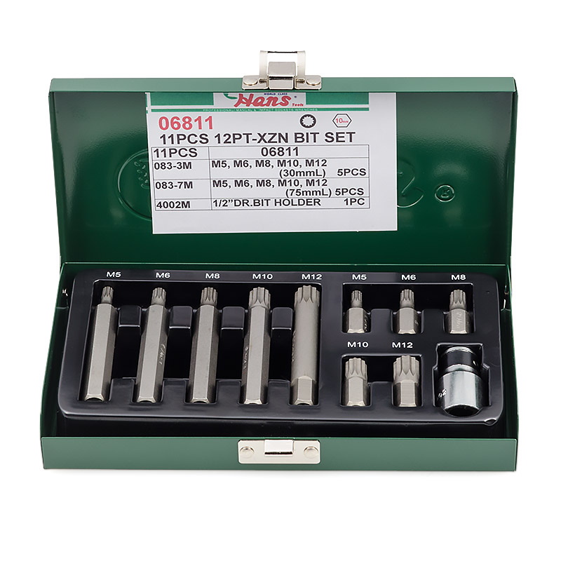 Комплект XZN бит Hans 06811 в кейсе 11 предметов 2550₽