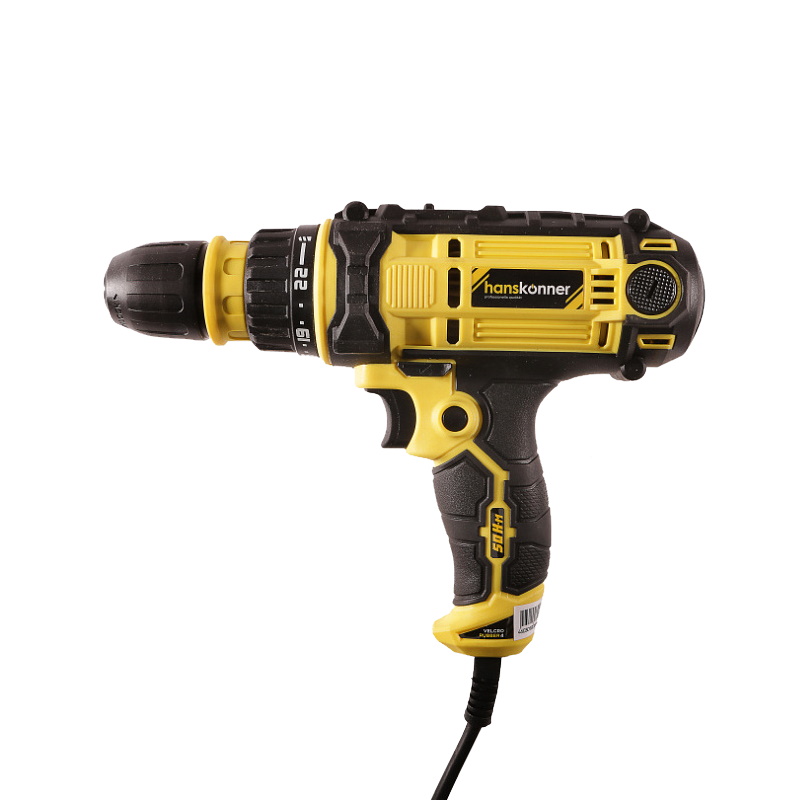 Дрель шуруповерт Hanskonner HID2145PC 2 скор быстросъёмный патрон 13мм 221 50Нм
