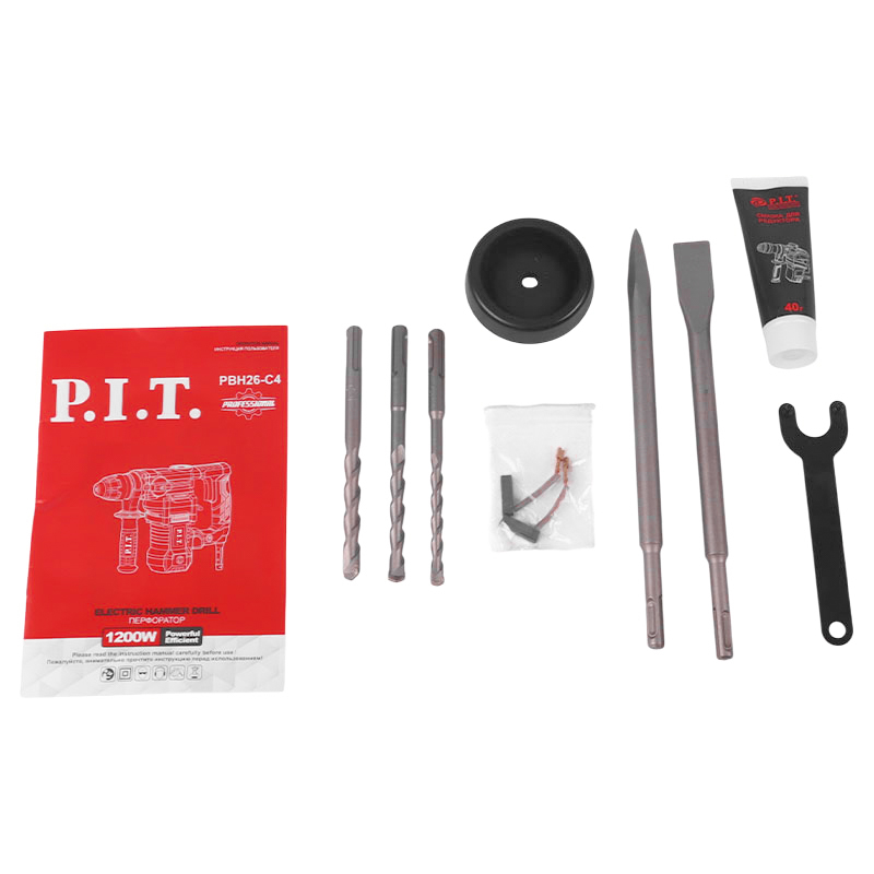 Перфоратор P.I.T. Мастер PBH26-C4  в кейсе, с защитной муфтой
