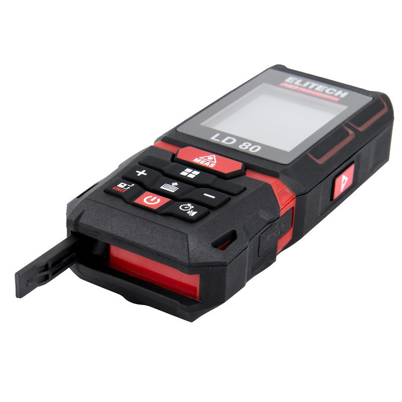 Лазерный дальномер Elitech HD LD 80 204770, 0.05–80 м, угломер, точность-1.5 мм/м во Владимире