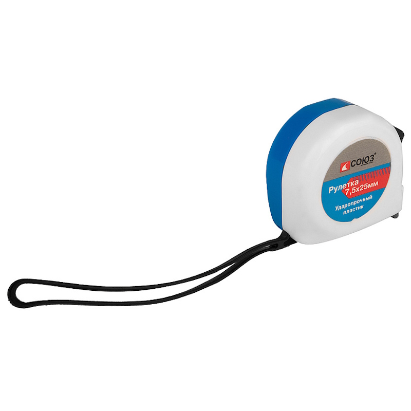 Рулетка Союз 208257 5х25мм пластиковый корпус 225₽