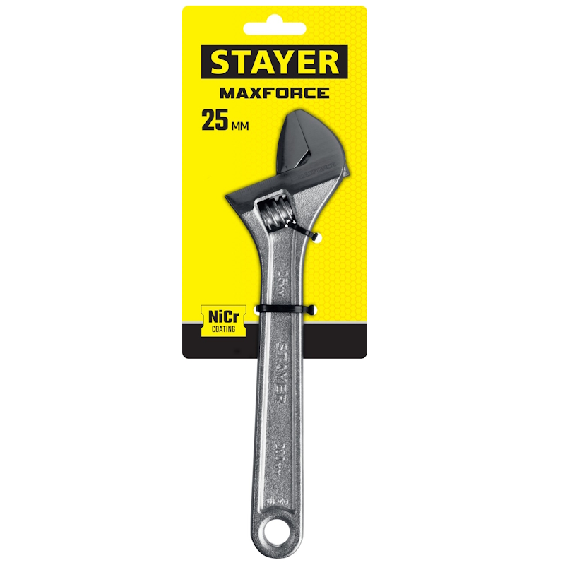 Разводной ключ Stayer MAX-Force 2725-20, 200/25 мм в Череповце