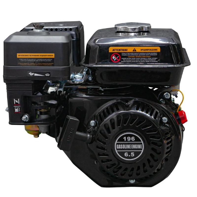 Двигатель Dinking DK 168F-1-C(Q) 70232, 6,5лс 19мм вал руч/ст,дат/масла