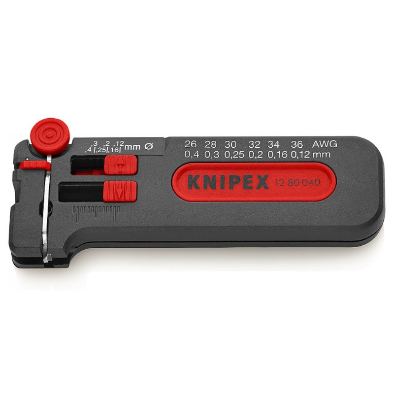 Инструмент для снятия изоляции Knipex KN-1280040SB Mini Knipex, d 0,12-0,4mm (AWG 36-26) в Переславле