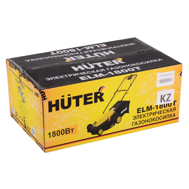 Газонокосилка электрическая Huter ELM-1800Т 70/4/5 4606059018926 (ширин. скашивания 42 см, 1800 вт, без мульчирования) в Костроме