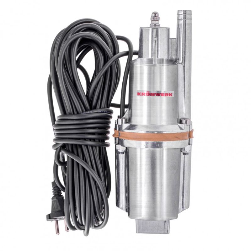 Вибрационный насос KVP300, 1080 л/ч, подъем 70 м, кабель 10 метров Kronwerk в Туле