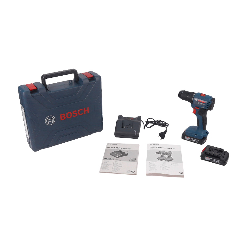 Бесщеточная аккумуляторная дрель-шуруповерт Bosch GSR 185-LI 0.601.9K3.000 (АКБ 2x18В/2Ач, ЗУ, в кейсе) в Костроме