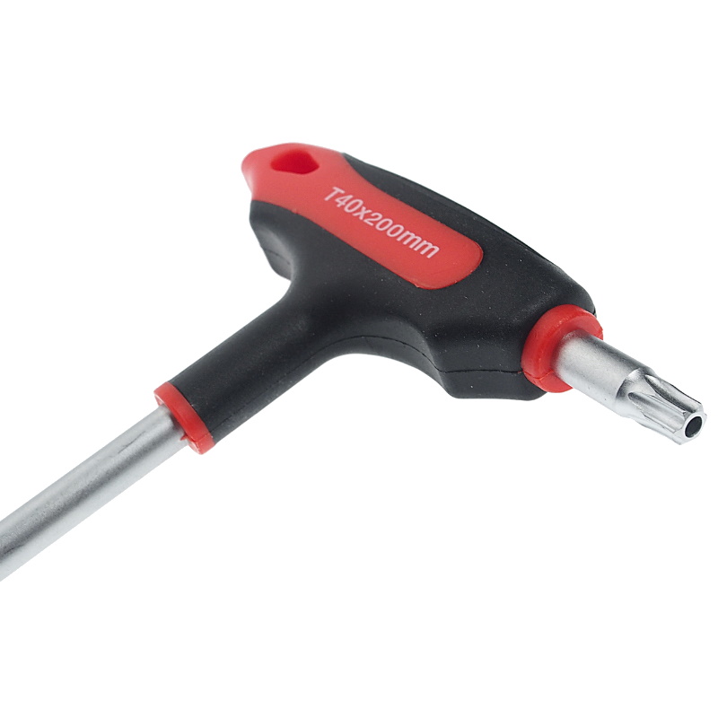 Двусторонний ключ JTC JTC-784840, TORX, с отверстием и Т-образной рукояткой, T40H в Иваново