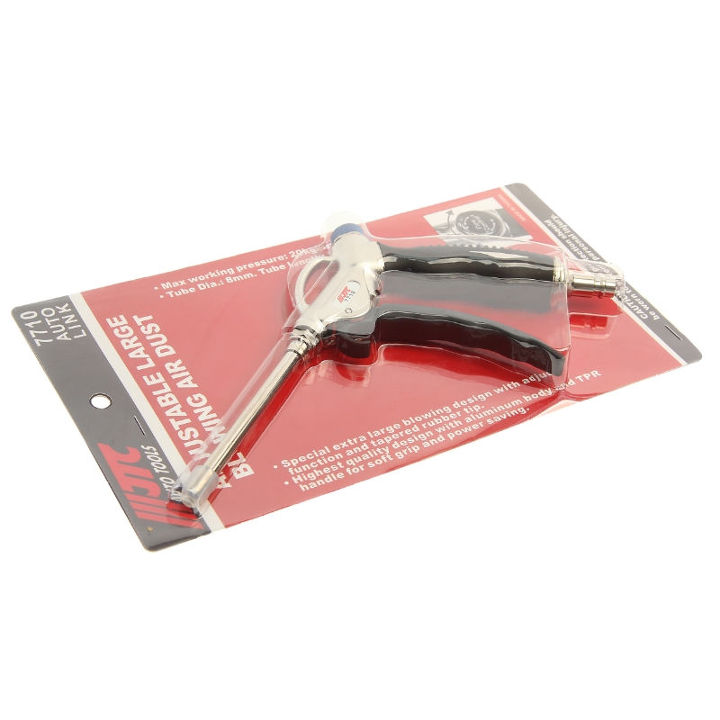 Пистолет продувочный с функцией регулировки JTC JTC-7710 длина трубки 110ммдиаметр трубки 8мм рабочее давление до 20кгсм2