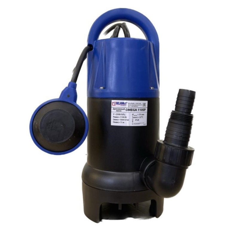 Насос Belamos Omega 110 погружной SP250лм Н 11м кабель 10м 4428₽