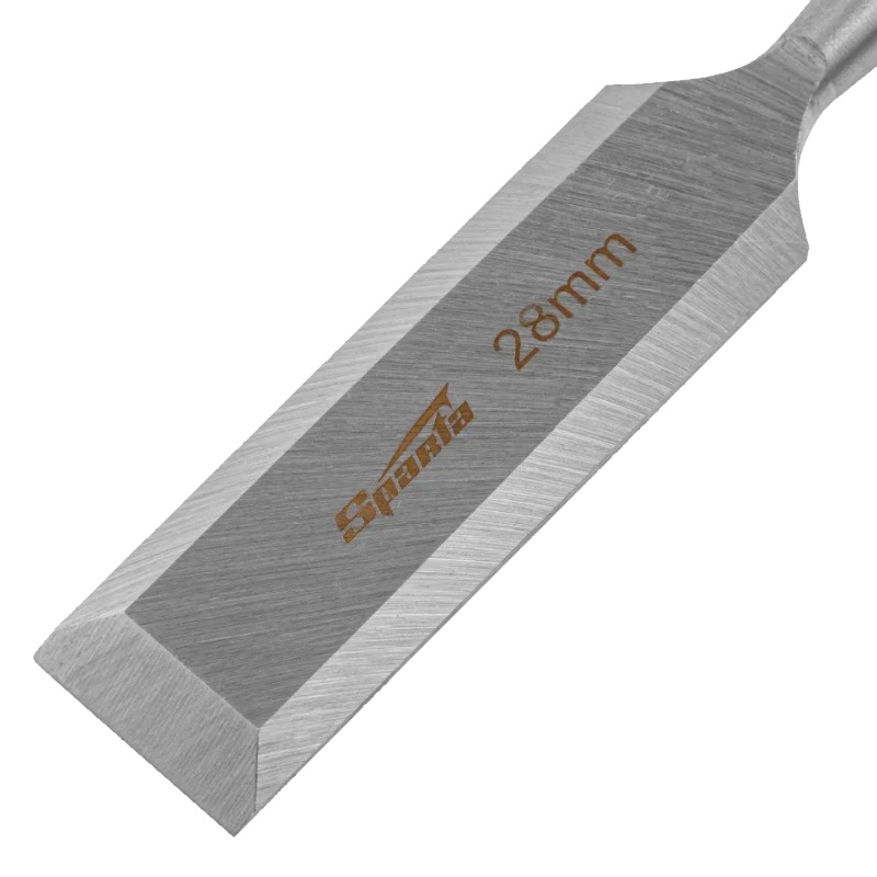 Долото-стамеска Sparta 242525, 28 мм, деревянная рукоятка