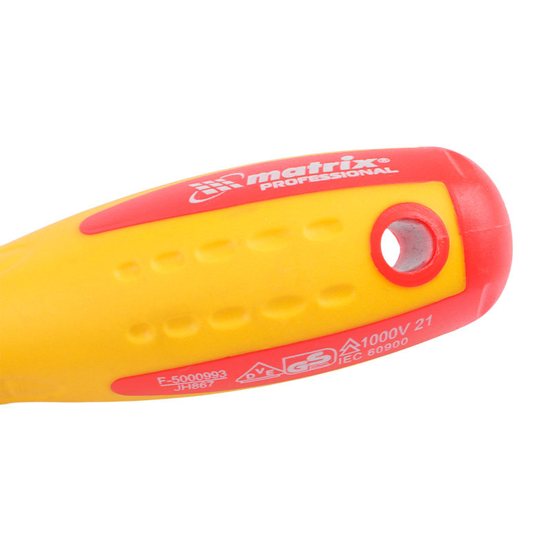 Отвертка диэлектрическая Insulated SL4.0x100 мм Matrix Professional 12916