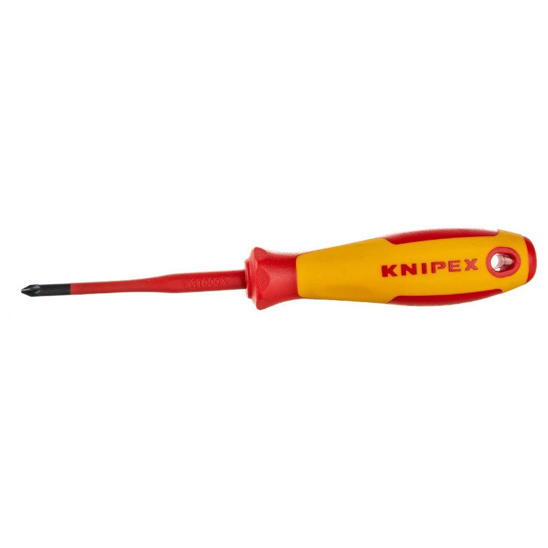 Отвертка тонкая Knipex KN-982501SL, Pozidriv® ,PZ1, 80мм, до 1000V в Коврове