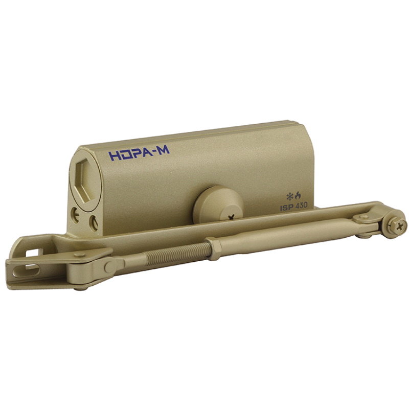 Доводчик дверной Нора-М ISPARUS 430 18343, от 50 до 120 кг, золото в Муроме