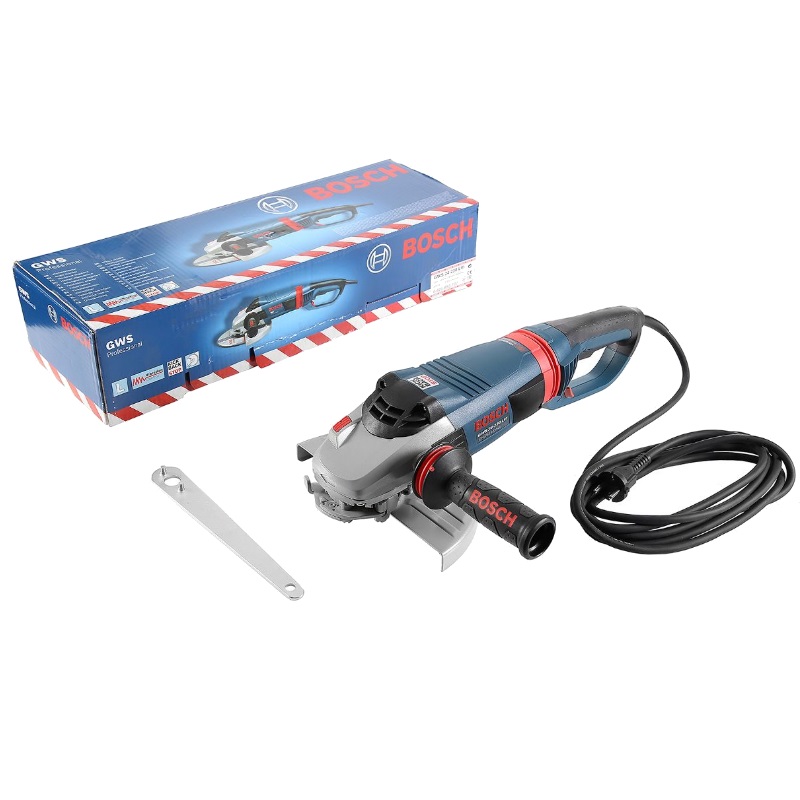Угловая шлифмашина (болгарка) Bosch GWS 24-230 LVI 0.601.893.F00, 230 мм, 2400 Вт, плавный пуск в Твери