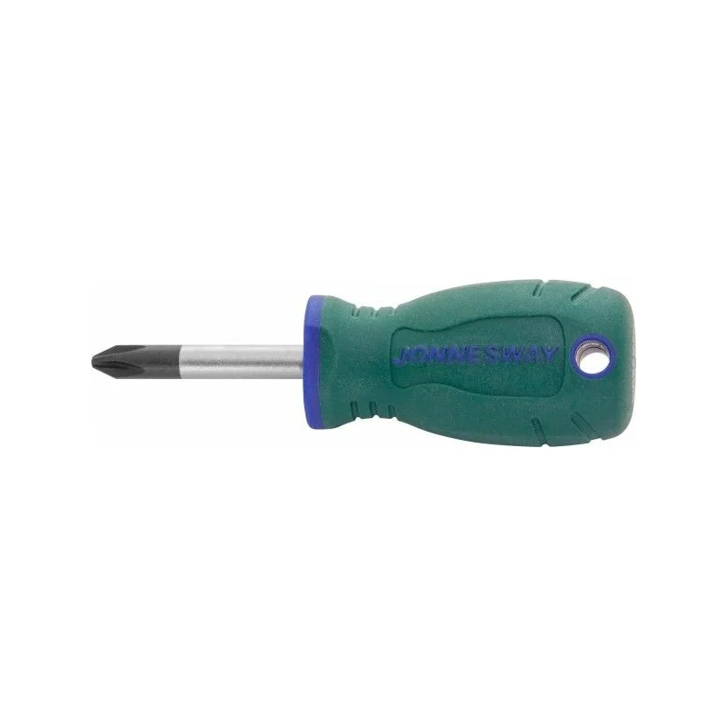 Отвертка Jonnesway D77P238 046373 стержневая крестовая ANTI-SLIP GRIP, PH2х38 мм в Переславле