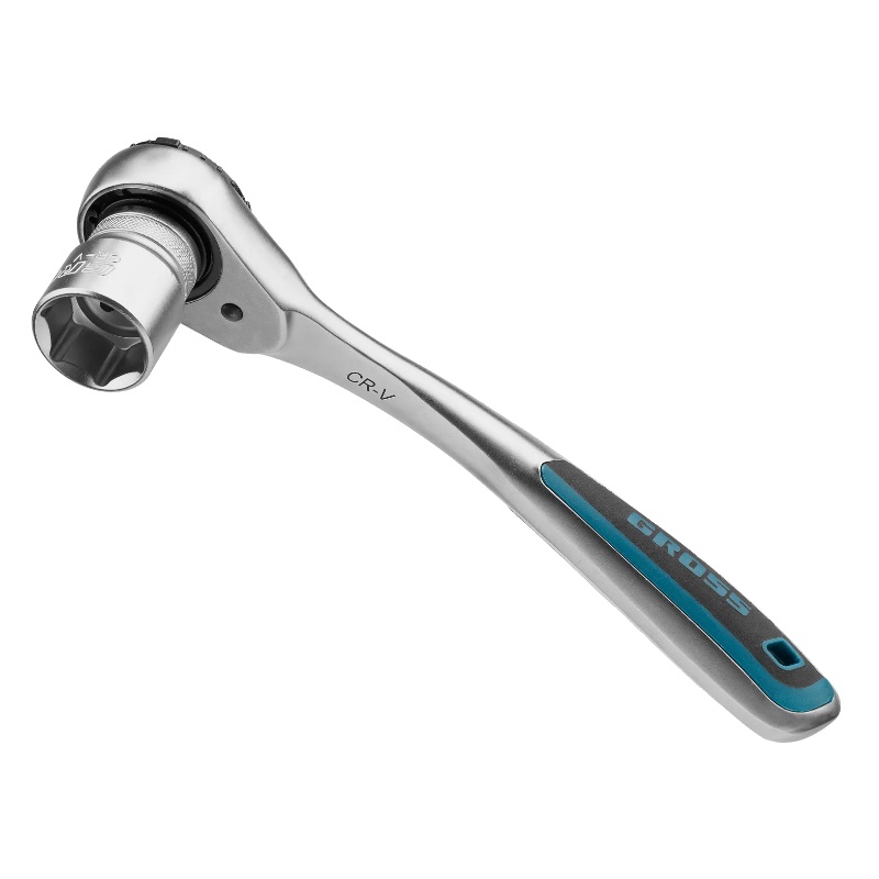 Набор торцевых головок Gross 14143 (трещотка 120 зубьев, 1/2", 1/4", CrV, 41 предмет) в Муроме