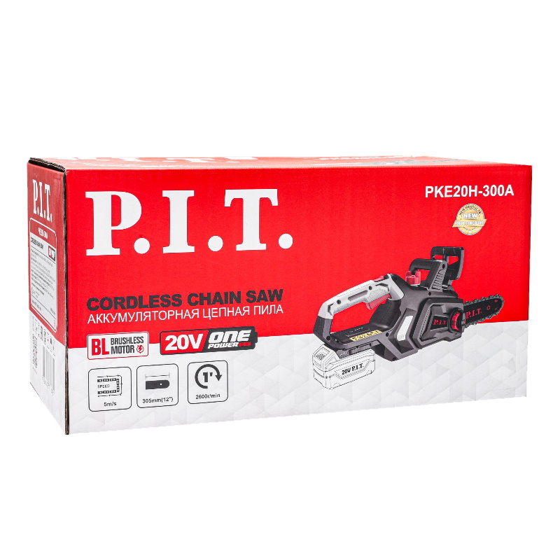 Пила цепная аккумуляторная P.I.T. PKE20H-300A Solo (20 В, 300 мм) в Иваново