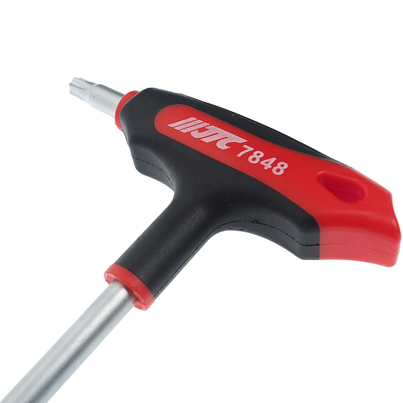 Двусторонний ключ JTC JTC-784840, TORX, с отверстием и Т-образной рукояткой, T40H в Иваново
