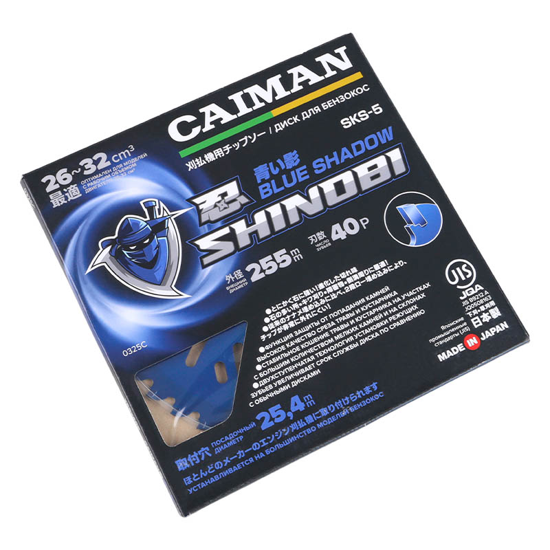Диск для жесткой травы с защитой от камней Caiman Shinobi Blue Shadow 25525440P 6100₽