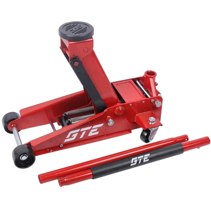 Домкрат подкатной GTE GTE-TH33007, гидравлический, двухпоршневой, 3 т, 130 мм - 460 мм в Угличе