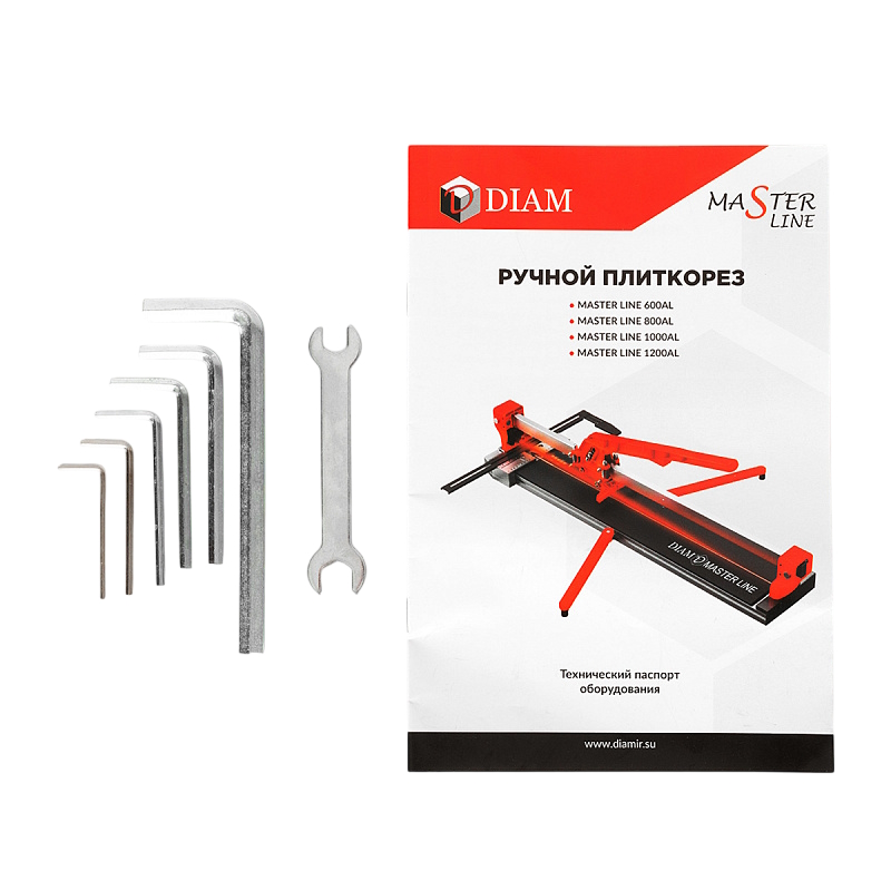Плиткорез ручной Diam Master Line-600AL 600154, максимальная длина резки 600 мм