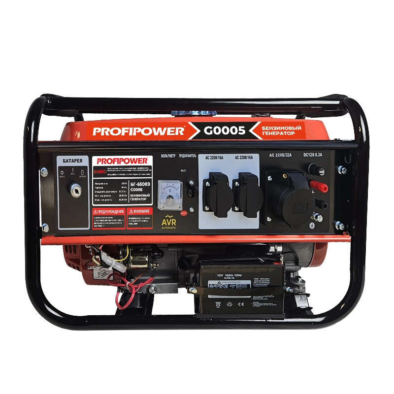 Бензиновый генератор ProfiPower БГ-6500Э G0005