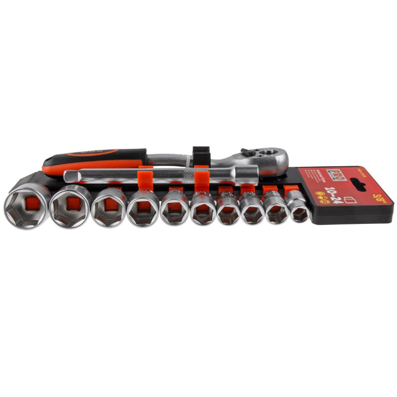 Набор головок Pro Startul PRO-41438, 3/8", 10-24мм, 12 предметов