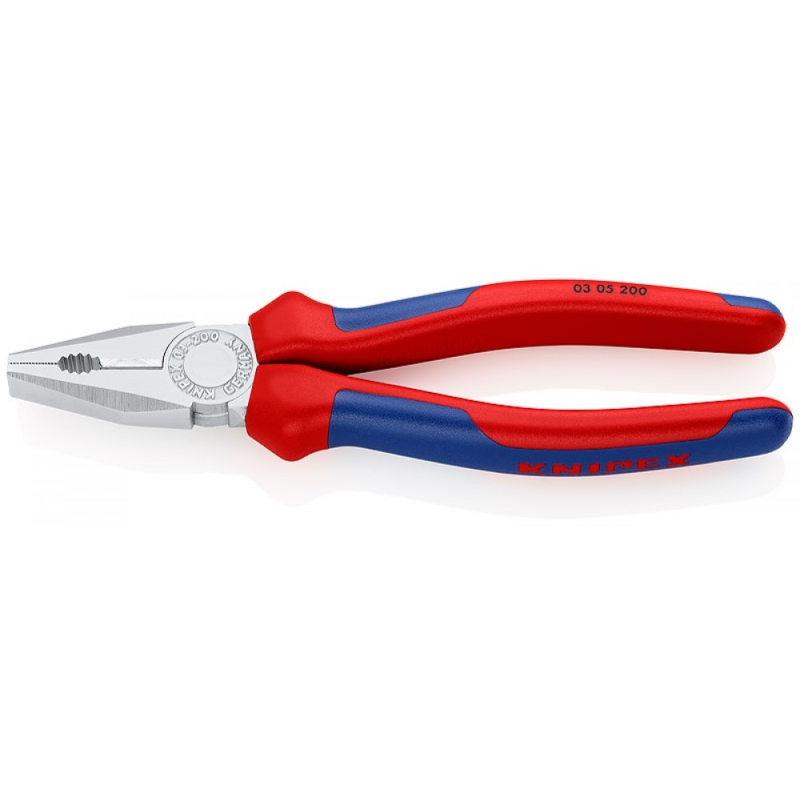 Плоскогубцы комбинированные Knipex KN-0305200SB 200 мм хром 2-комп ручки 5313₽