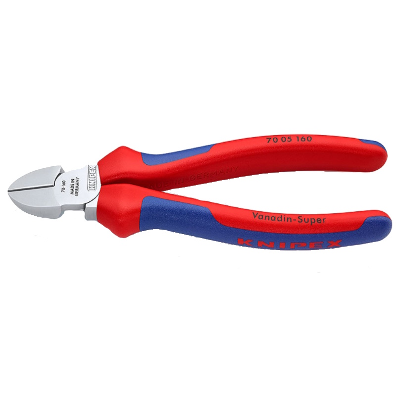 Бокорезы Knipex KN-7005160SB 160 мм хром 2-компонентные ручки 5513₽