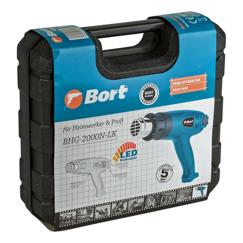Фен технический Bort BHG-2000N-LK 91275431 в Ярославле