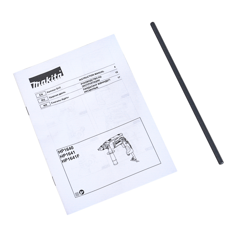 Сетевая дрель по металлу Makita HP 1641F (680 Вт, ударный тип) во Владимире